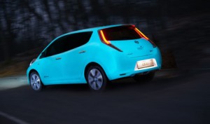 Nissan in Europe is first car maker to apply glow-in-the-dark ca